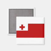 Tonga-Flagge Magnet (Vorderseite/Rückseite)
