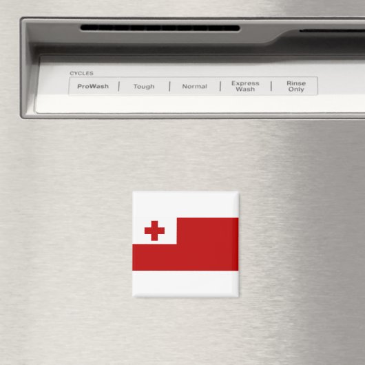Tonga-Flagge Magnet (In Situ (Geschirrspüler))