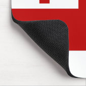 Tonga-Flagge Mousepad (Ecke)