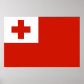 Tonga-Flagge Poster (Vorne)