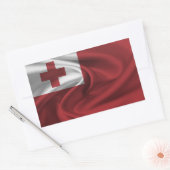 Tonga-Flagge Rechteckiger Aufkleber (Umschlag)