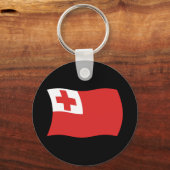 Tonga-Flagge Schlüsselanhänger (Vorderseite)