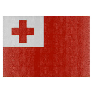Tonga-Flagge Schneidebrett