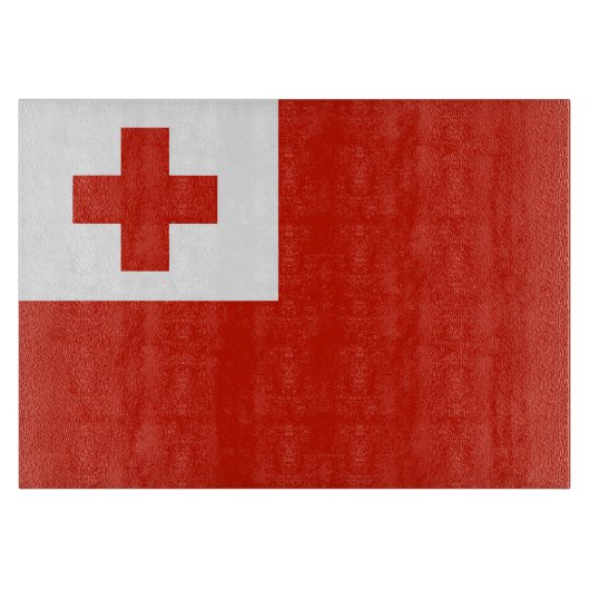 Tonga-Flagge Schneidebrett (Vorderseite)