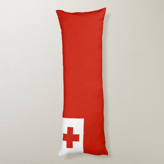 Tonga-Flagge Seitenschläferkissen (Rückseite (Vertikal))