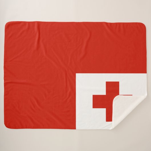 Tonga-Flagge Sherpadecke (Vorderseite (Horizontal))