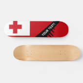 Tonga-Flagge Skateboard (Horizontal)