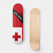 Tonga-Flagge Skateboard (Vorderseite)