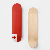 Tonga-Flagge Skateboard (Vorderseite)