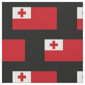 Tonga-Flagge Stoff (Nahaufnahme)