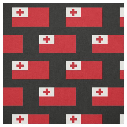 Tonga-Flagge Stoff (Muster)