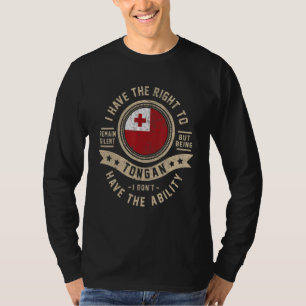 Tonga-Flagge Stolze Tonganesen Männer & Frauen T-Shirt