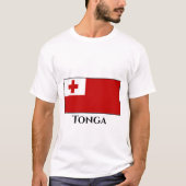 Tonga-Flagge T-Shirt (Vorderseite)