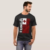 Tonga-Flagge T-Shirt (Vorne ganz)