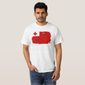 TONGA-FLAGGE T-Shirt (Vorne ganz)
