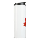 Tonga-Flagge Thermosbecher (Nach links gedreht)