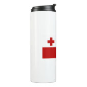 Tonga-Flagge Thermosbecher (Nach links gedreht)