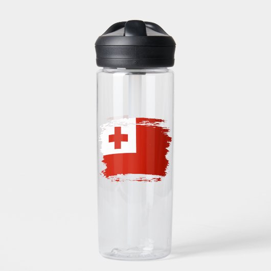 Tonga-Flagge Trinkflasche (Vorderseite)