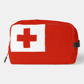 Tonga-Flagge Waschbeutel (Rückseite)