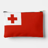 Tonga-Flagge Zubehörtasche (Rückseite)