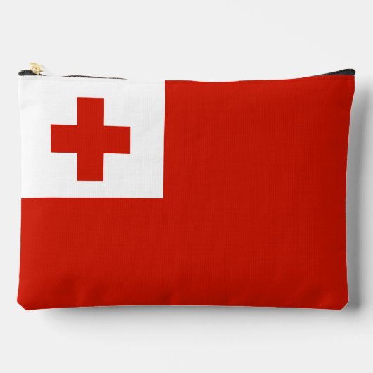 Tonga-Flagge Zubehörtasche (Vorderseite)