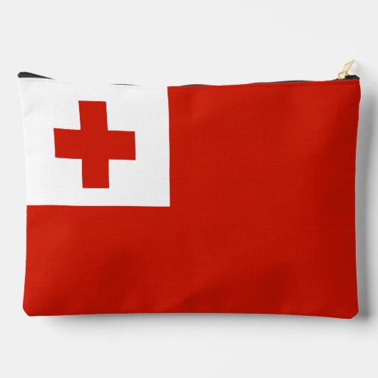 Tonga-Flagge Zubehörtasche (Rückseite)