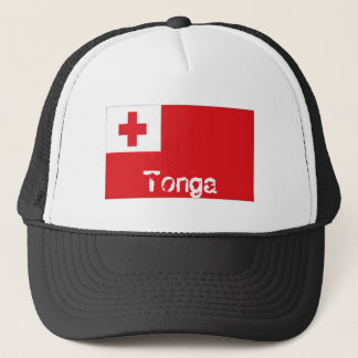 Tonga-Flaggenfernlastfahrermaschen-Andenkenhut Truckerkappe