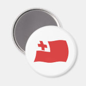 Tonga-Flaggenmagnet Magnet (Vorderseite/Rückseite)
