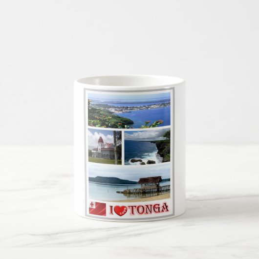 Tonga - I Liebe - Kaffeetasse (Mittel)