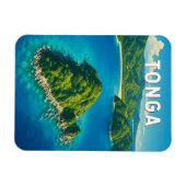 Tonga Illustration Reise Kunst Vintage Magnet (Horizontal)