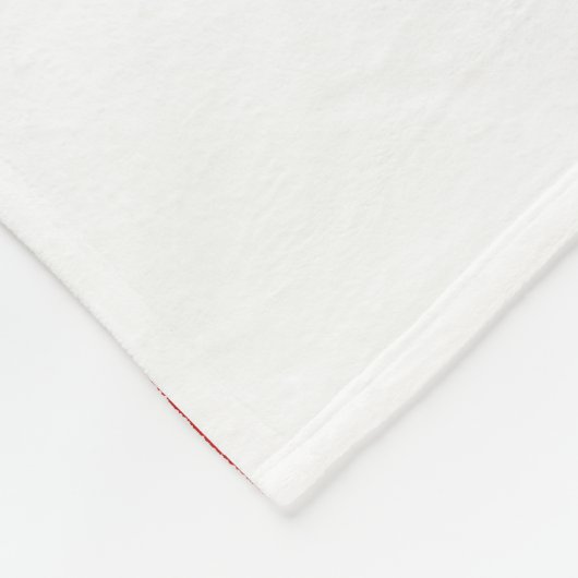 Tonga Island Flag Rotes Kreuz Fleecedecke (Ecke)