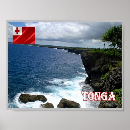 Tonga - Küstenlinie - Poster (Vorne)