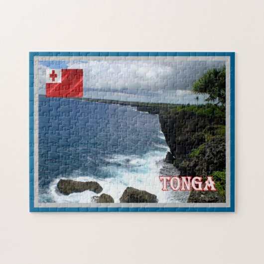 Tonga - Küstenlinie - Puzzle (Horizontal)