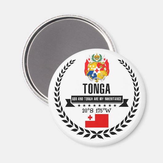 Tonga Magnet (Vorderseite/Rückseite)