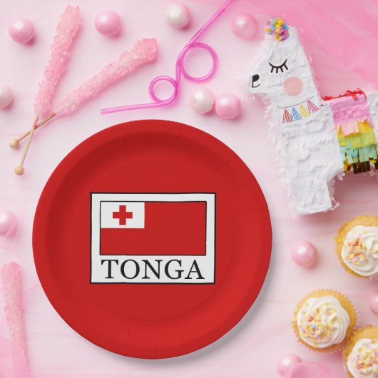 Tonga Pappteller (Party)