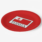 Tonga Pappteller (Schrägansicht)