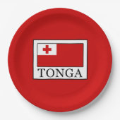 Tonga Pappteller (Vorderseite)