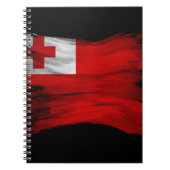 Tonga-Pinselstrich, nationale Flagge Notizblock (Vorderseite)