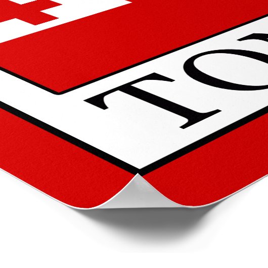 Tonga Poster (Ecke)