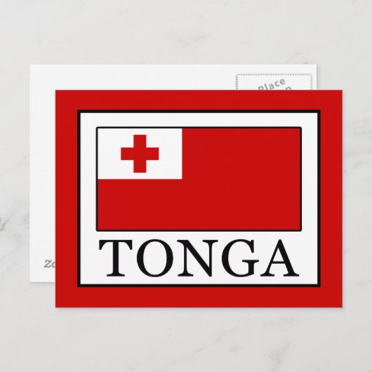 Tonga Postkarte (Vorne/Hinten)