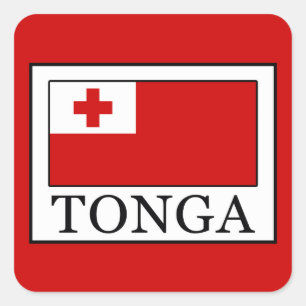 Tonga Quadratischer Aufkleber