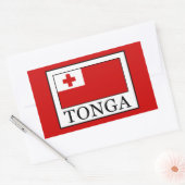 Tonga Rechteckiger Aufkleber (Umschlag)