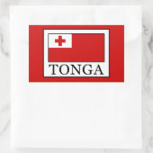 Tonga Rechteckiger Aufkleber (Tasche)