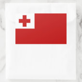 Tonga Rechteckiger Aufkleber (Tasche)
