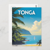 Tonga Reisekunst Postkarte (Vorne/Hinten)