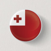Tonga Round Icon Flag Button (Vorderseite)