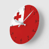 Tonga Runde Wanduhr (Winkel)