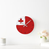 Tonga Runde Wanduhr (Zuhause)