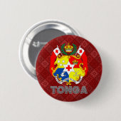 Tonga-Wappen Button (Vorne & Hinten)