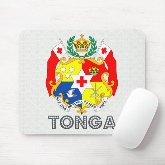 Tonga-Wappen Mousepad (Mit Mouse)